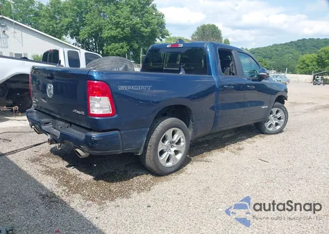 2022 Ram 1500 Big Horn 4X4 6'4 Box from USA, damaged, VIN 1C6SRFBT1NN255976